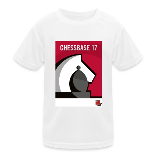 CHESSBASE 17 - Schach, Läufer, Springer - Kids Functional T-Shirt