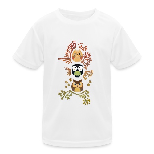 VEYM Good Wise Owls CASE - Kinder Funktions-T-Shirt