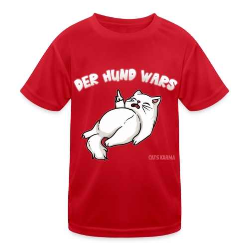 DER HUND WARS - Kinder Funktions-T-Shirt