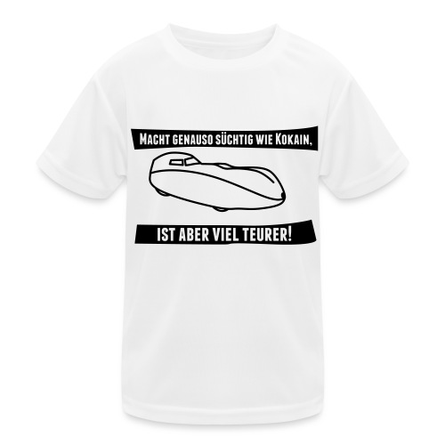 Velomobil Milan Spruch - Kinder Funktions-T-Shirt