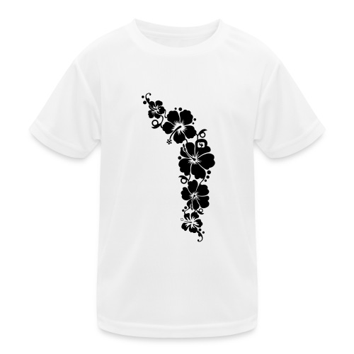Flowers - Kinder Funktions-T-Shirt