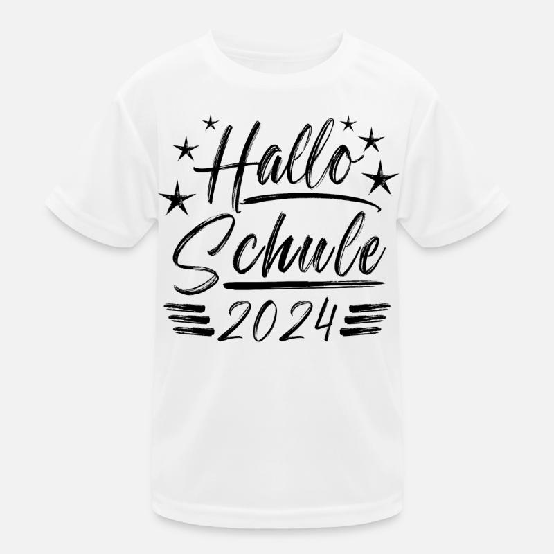 Hallo Schule 2024 Kinder Funktions-T-Shirt