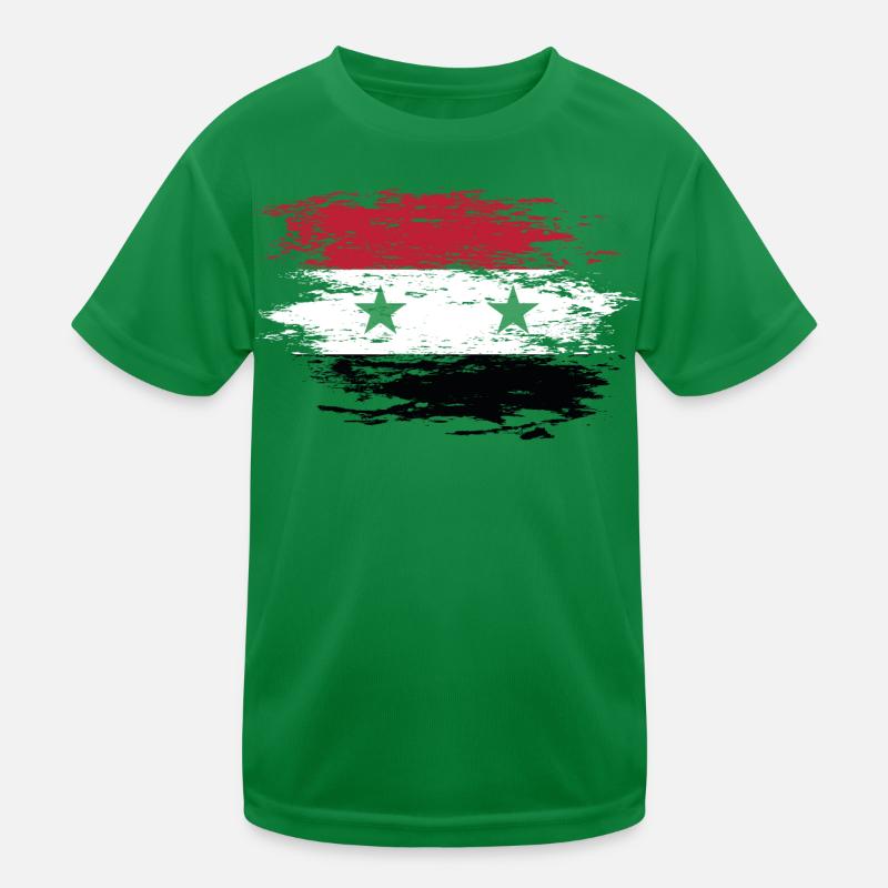 Drapeau syrien utilisé T-shirt sport Enfant
