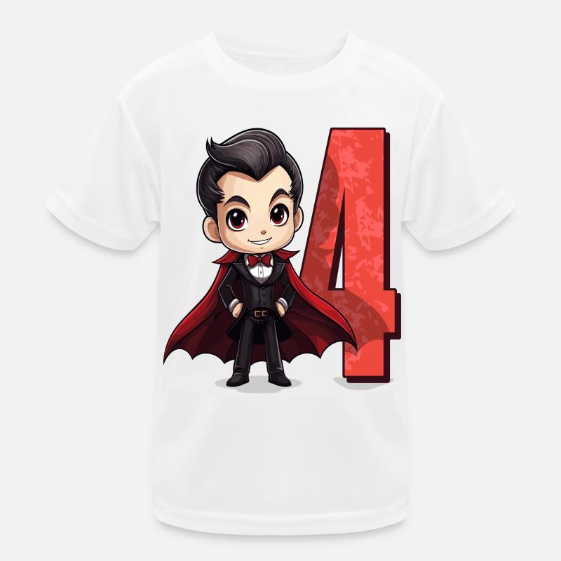 Creeps And Vampires – Four Years – 4. Kids Functional T-Shirt