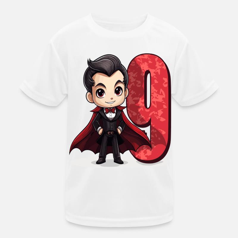 Creeps And Vampires – 9 Years – 9. Kids Functional T-Shirt