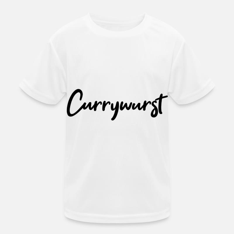 Currywurst Kinder Funktions-T-Shirt