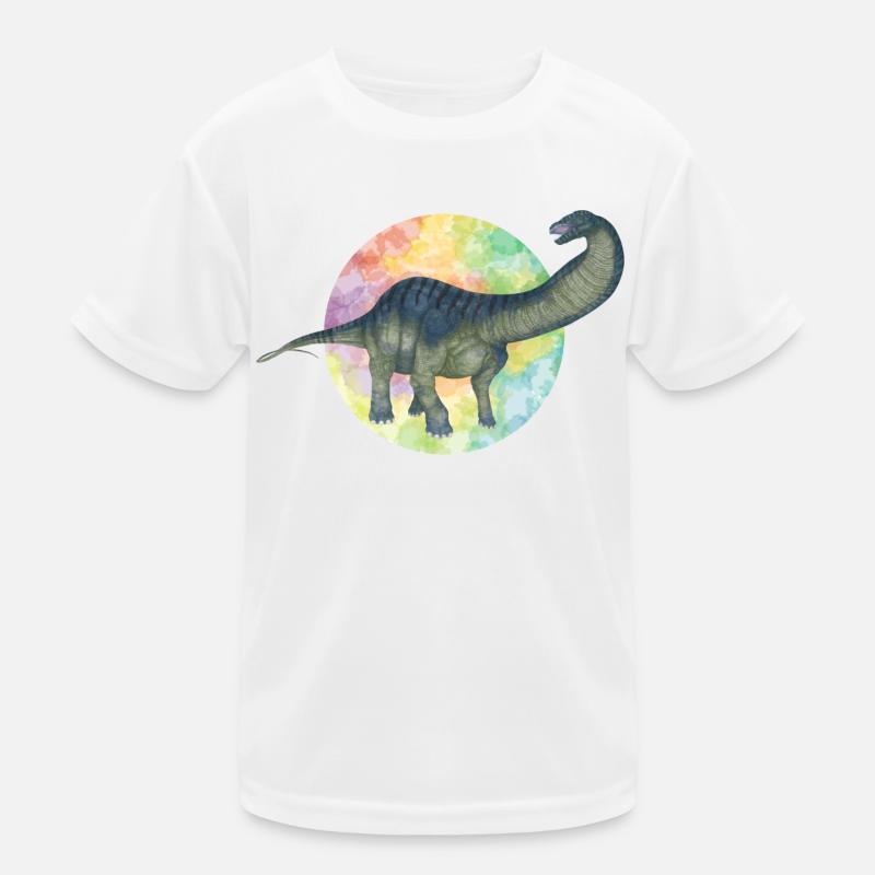Farbige Dinosaurier Kinder Funktions-T-Shirt