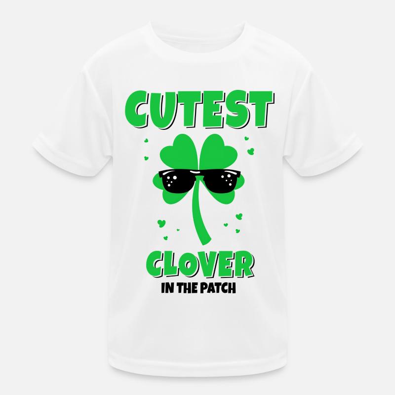 Le trèfle le plus mignon sur le chemin Kleeblatt Shamrock T-shirt sport Enfant
