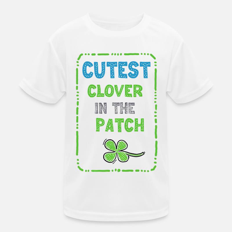 Le trèfle le plus mignon sur le chemin Shamrock Kleeblatt T-shirt sport Enfant
