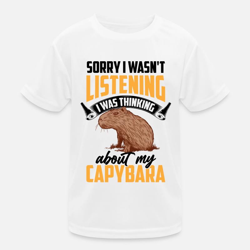Capybara a pensé à capybara T-shirt sport Enfant