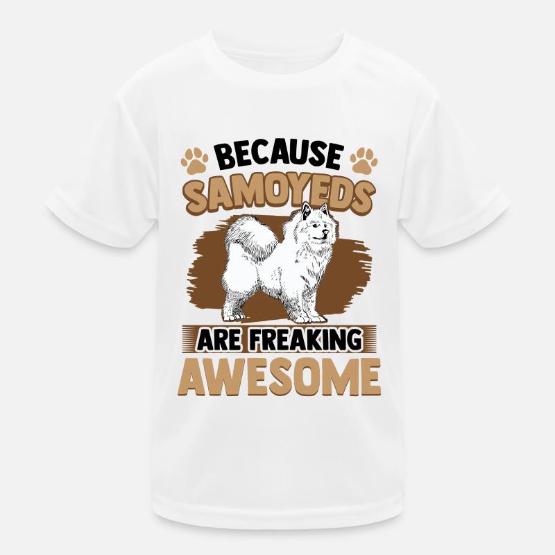 Samoyeds are fantastic Samoyedenspitz Kids Functional T-Shirt