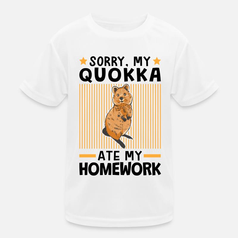 Quokka a mangé mes devoirs T-shirt sport Enfant