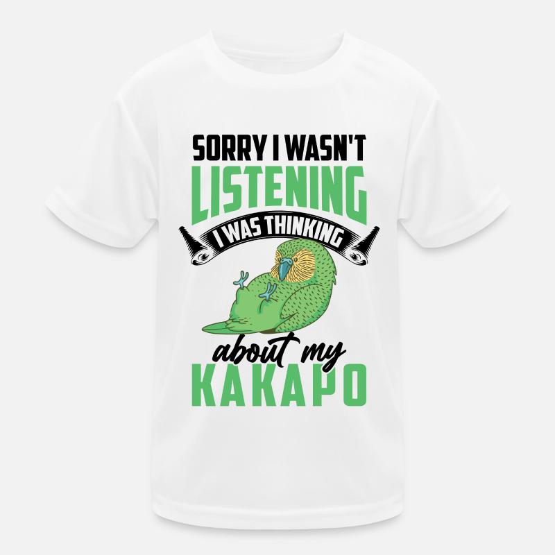 Kakapo I was distracted flightless kakapo Kids Functional T-Shirt