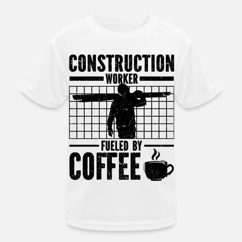 Construction worker Kids Functional T-Shirt