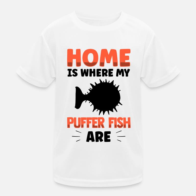 Le poisson-globe est ma maison Poisson-globe géant T-shirt sport Enfant