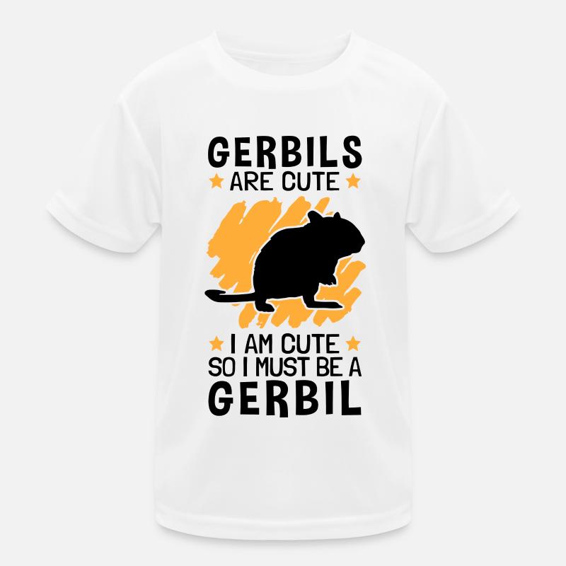 Gerbille est mignon rongeur Gerbille T-shirt sport Enfant