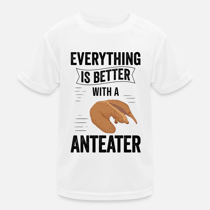 Everything is better with anteater ant-eater Kids Functional T-Shirt