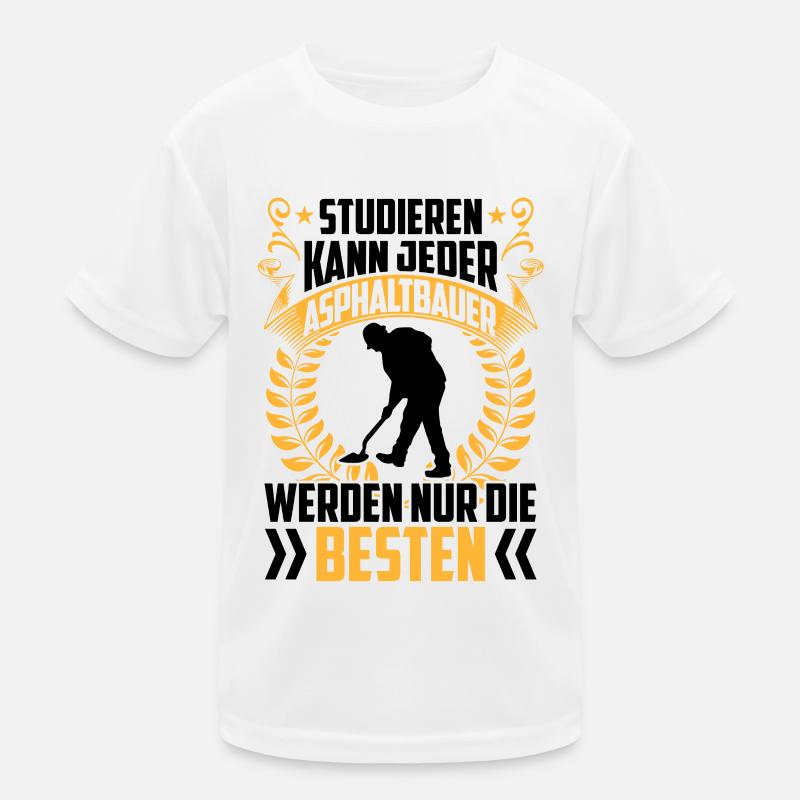 Constructeurs d’asphalte Constructeurs de routes T-shirt sport Enfant