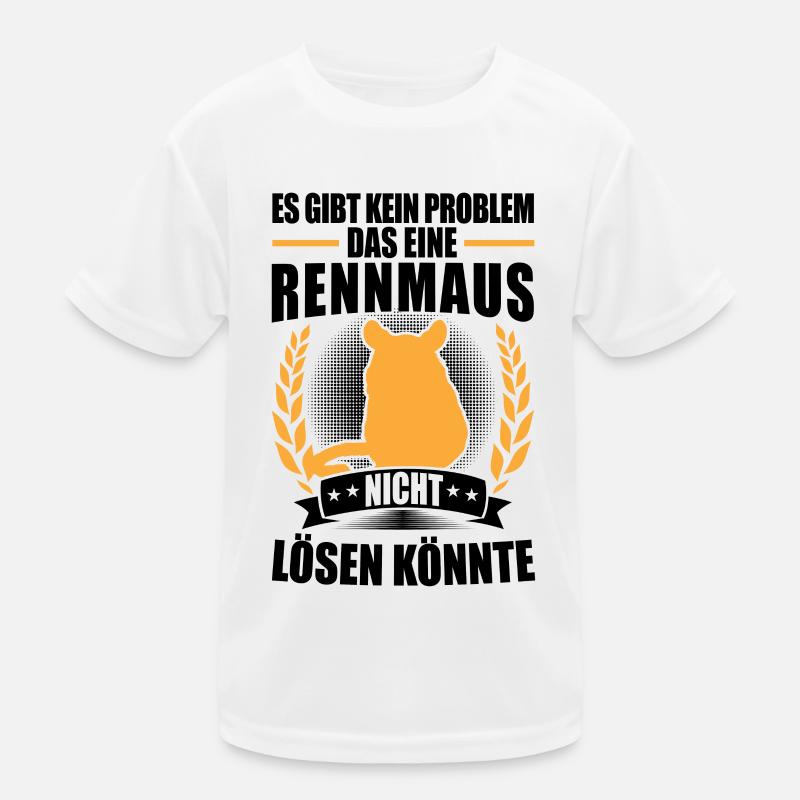 Gerbille résout mes problèmes de gerbille rongeur T-shirt sport Enfant