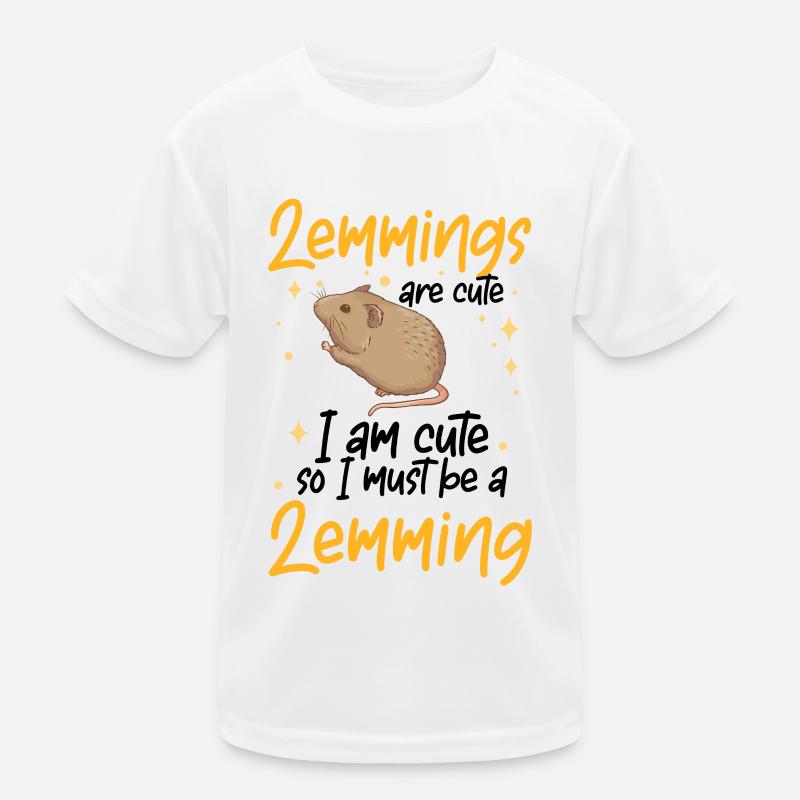 Lemming Is Cute Vole Lemming Kids Functional T-Shirt