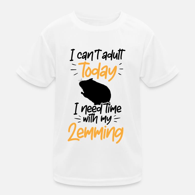 Lemming Vole Need time with Lemming Kids Functional T-Shirt