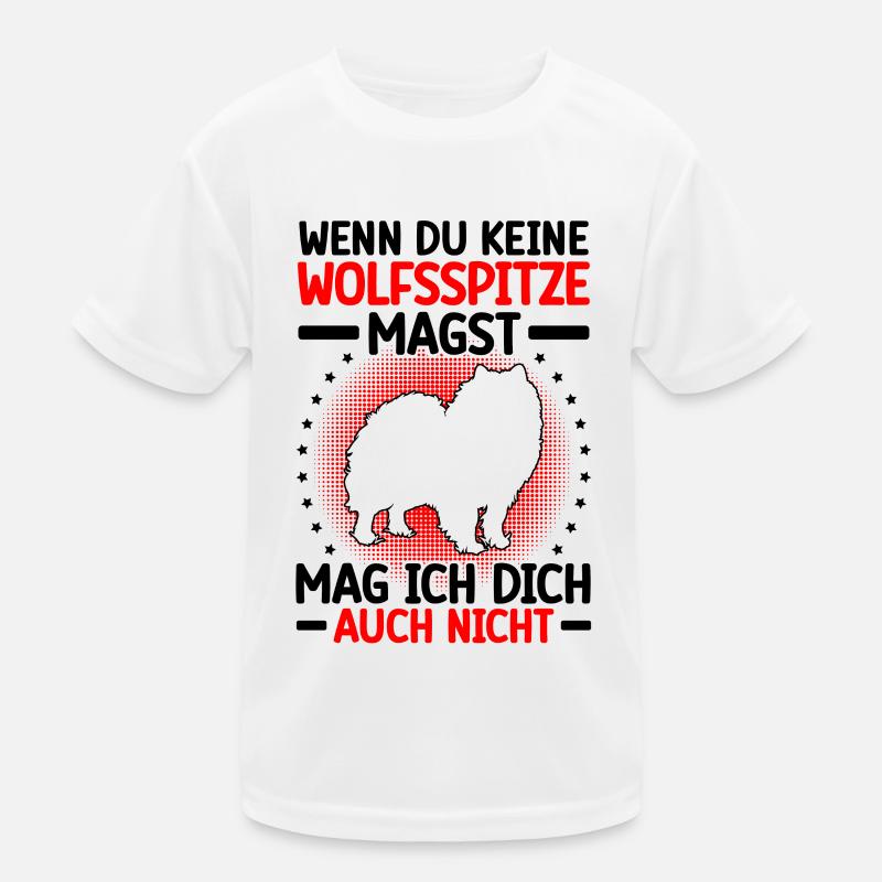 Wolfsspitz mag dich auch nicht Keeshond Kinder Funktions-T-Shirt