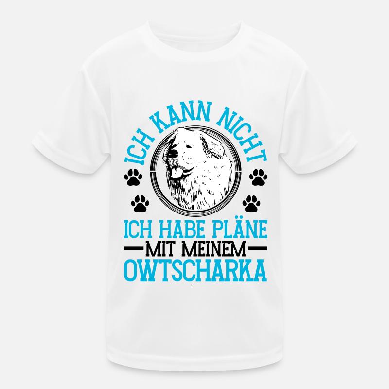 Owtscharka Pläne mit Kaukasischer Owtscharka Kinder Funktions-T-Shirt