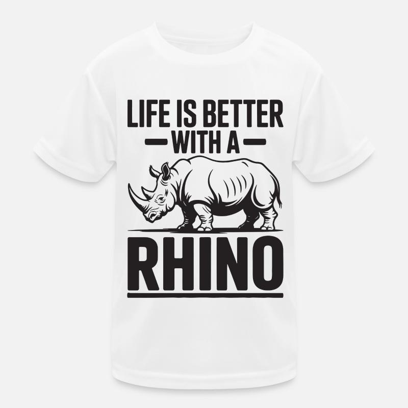 Rhinoceros Kids Functional T-Shirt