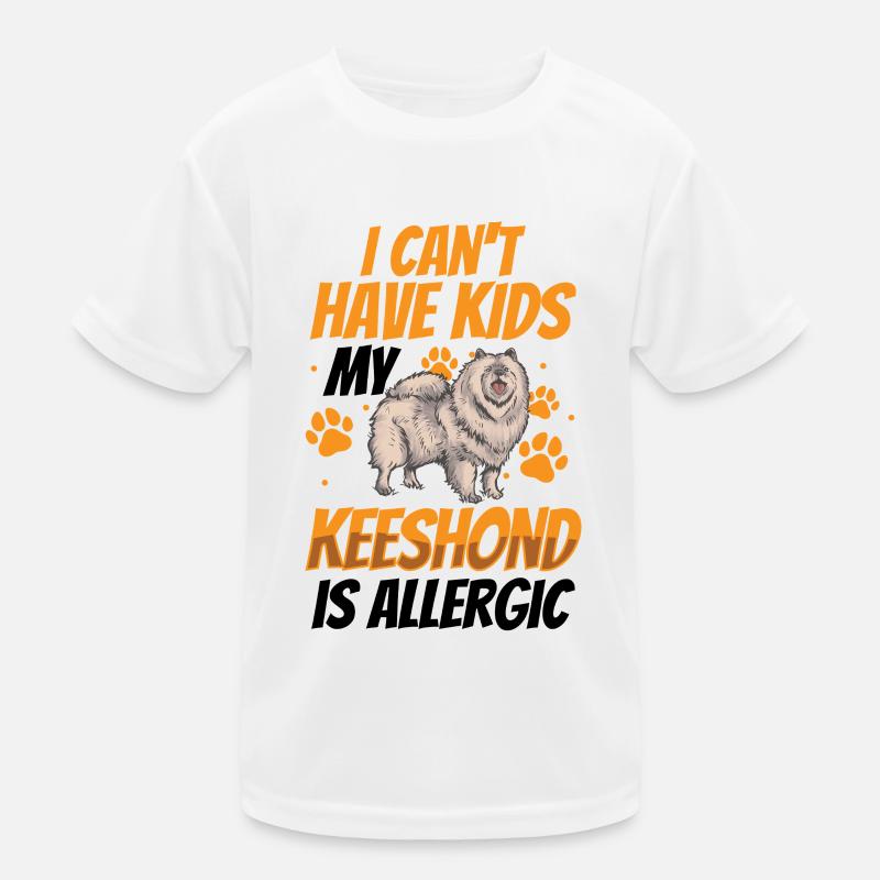 Wolfspitz allergique Wolfspitz allemand T-shirt sport Enfant