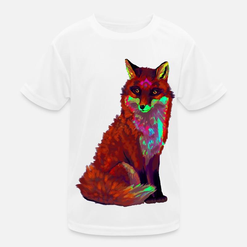 red fox Kids Functional T-Shirt