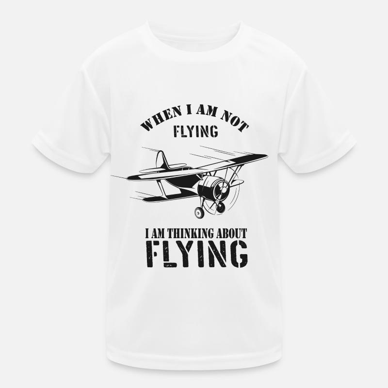Pilot-Retro-Pilot Airplane-Pilot Kinder Funktions-T-Shirt