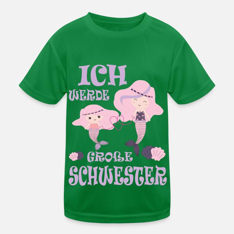 Große Schwester Ich werde Kinder Funktions-T-Shirt