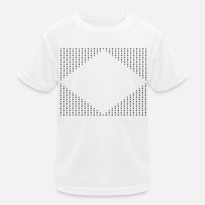 Zahlenmuster Kinder Funktions-T-Shirt