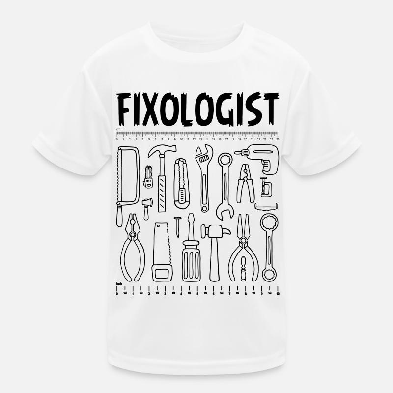 Fixologist Handyman Tools Woodworker Carpenter DIY Kids Functional T-Shirt