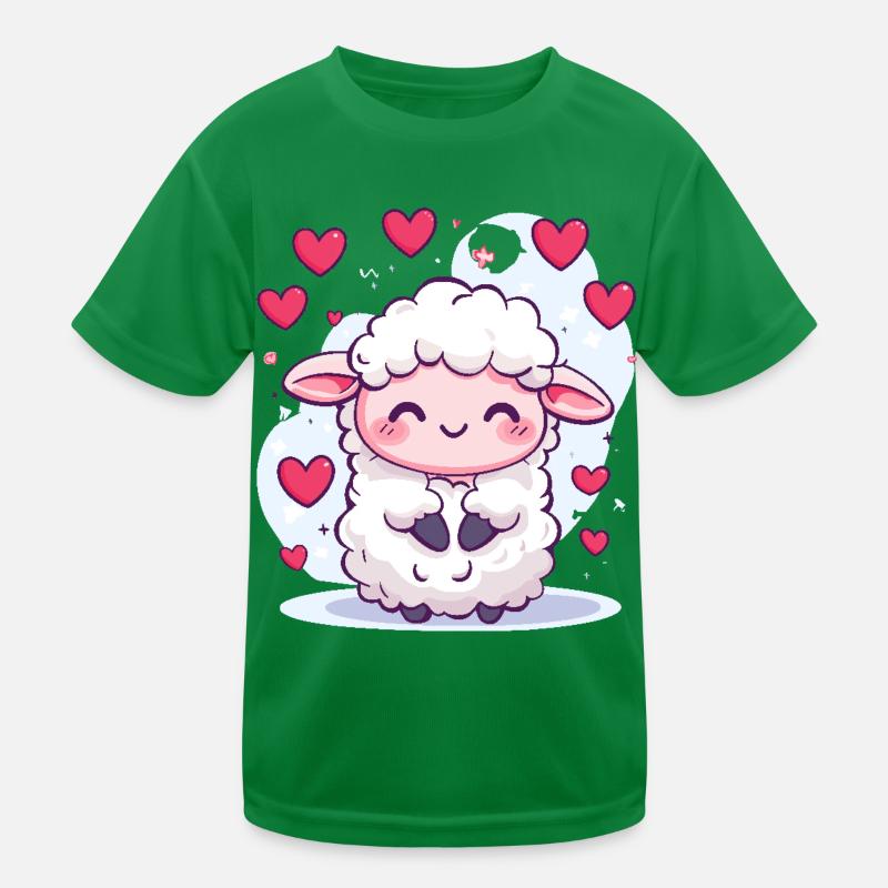Chibi sheep for a baby gift Kids Functional T-Shirt