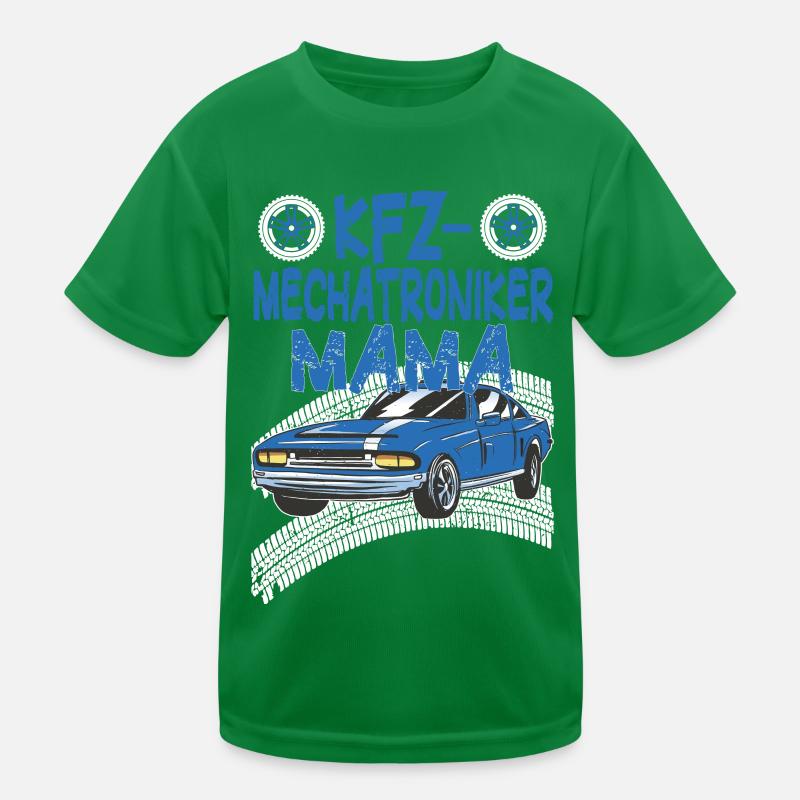 Kfz Mechatronikerin Mama Mutter Auto Schrauber Kinder Funktions-T-Shirt