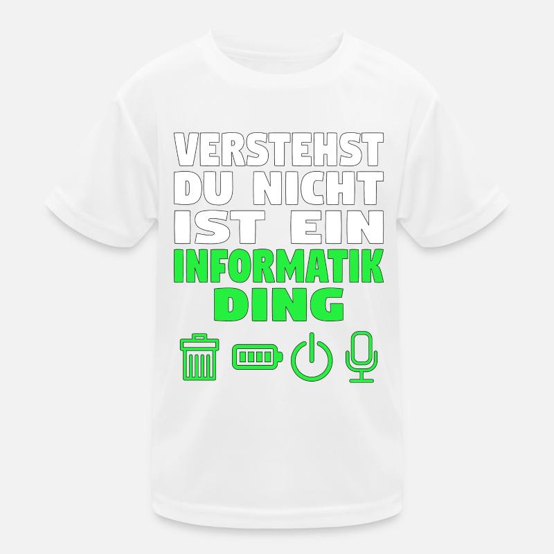 Informatik Computer Programmierer Entwickler Coder Kinder Funktions-T-Shirt