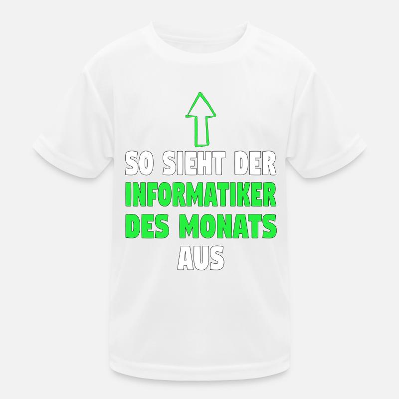 Informatik Computer Programmierer Entwickler Coder Kinder Funktions-T-Shirt