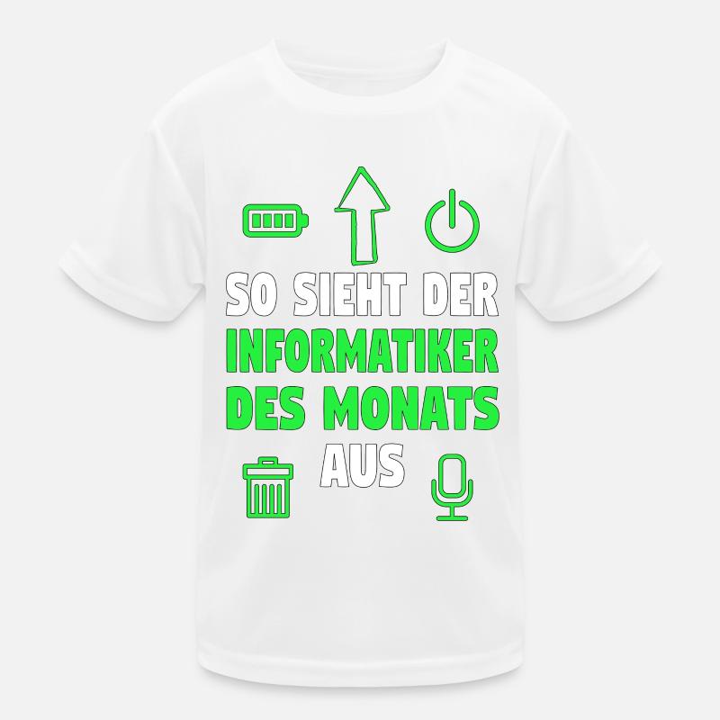 Informatik Computer Programmierer Entwickler Coder Kinder Funktions-T-Shirt