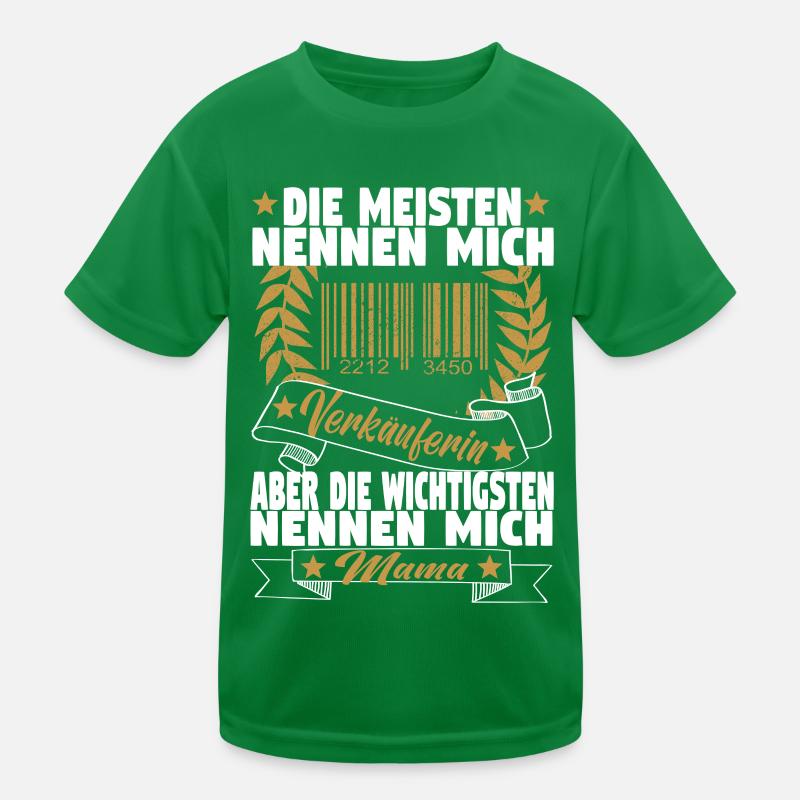 Verkäuferin Muttertag Einzelhandel Verkäufer Kinder Funktions-T-Shirt