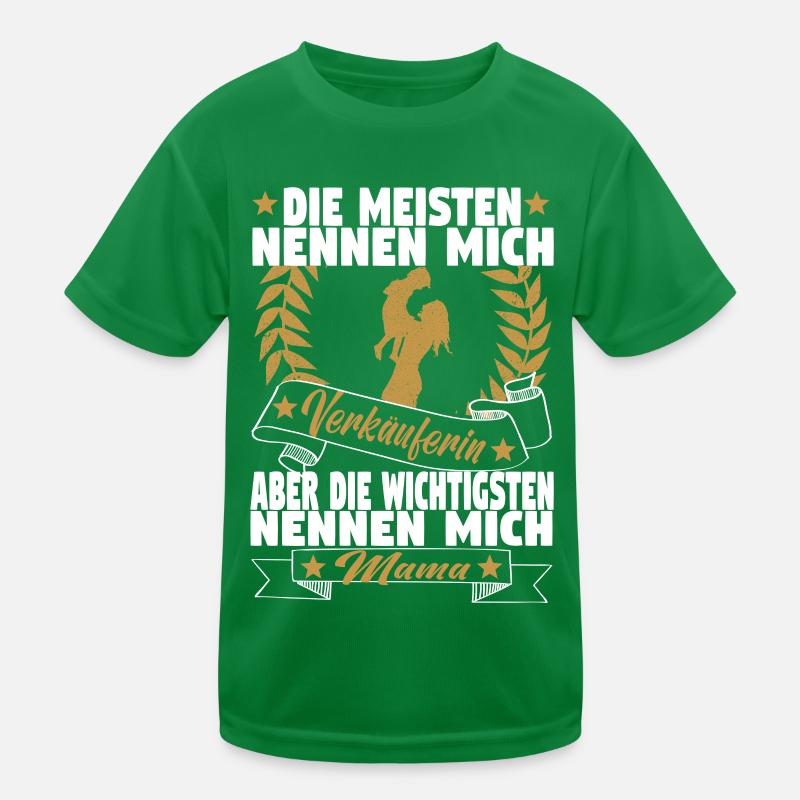 Verkäuferin Muttertag Einzelhandel Verkäufer Kinder Funktions-T-Shirt