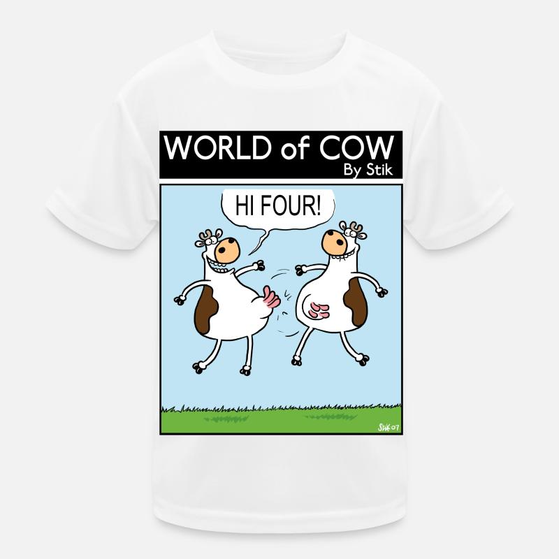 HALLO VIER! Kinder Funktions-T-Shirt