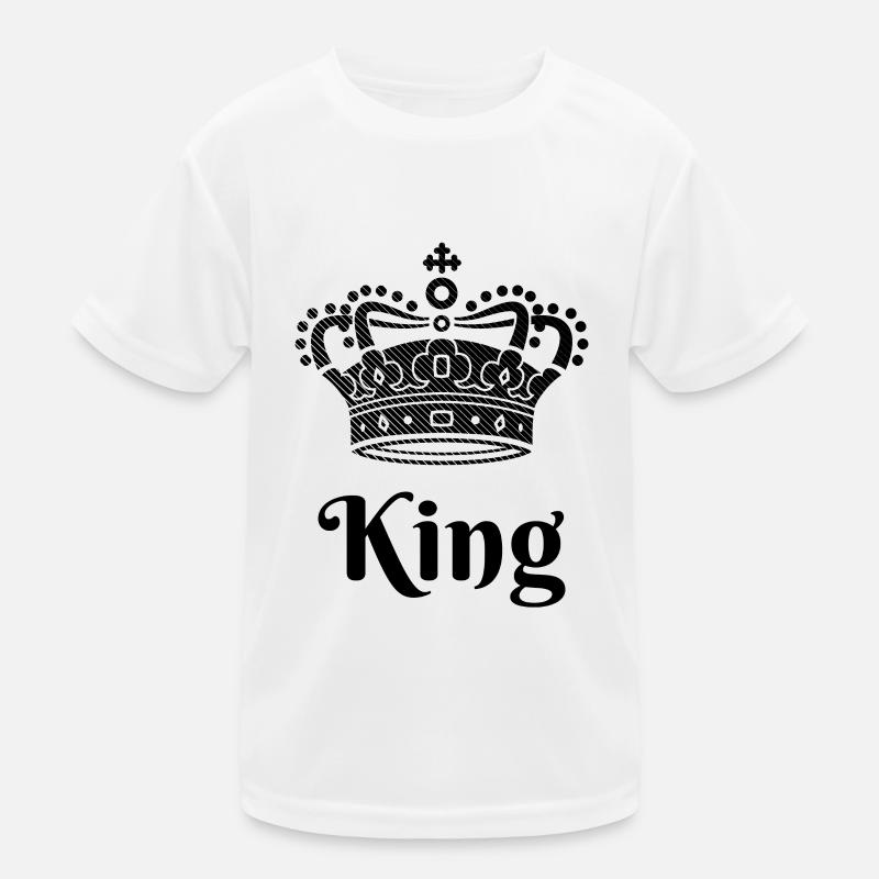 King Queen Partnerlook Kinder Funktions-T-Shirt