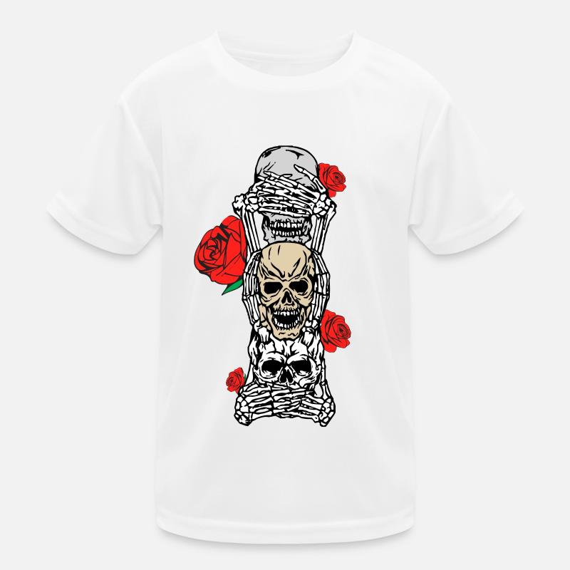 skulls Kids Functional T-Shirt