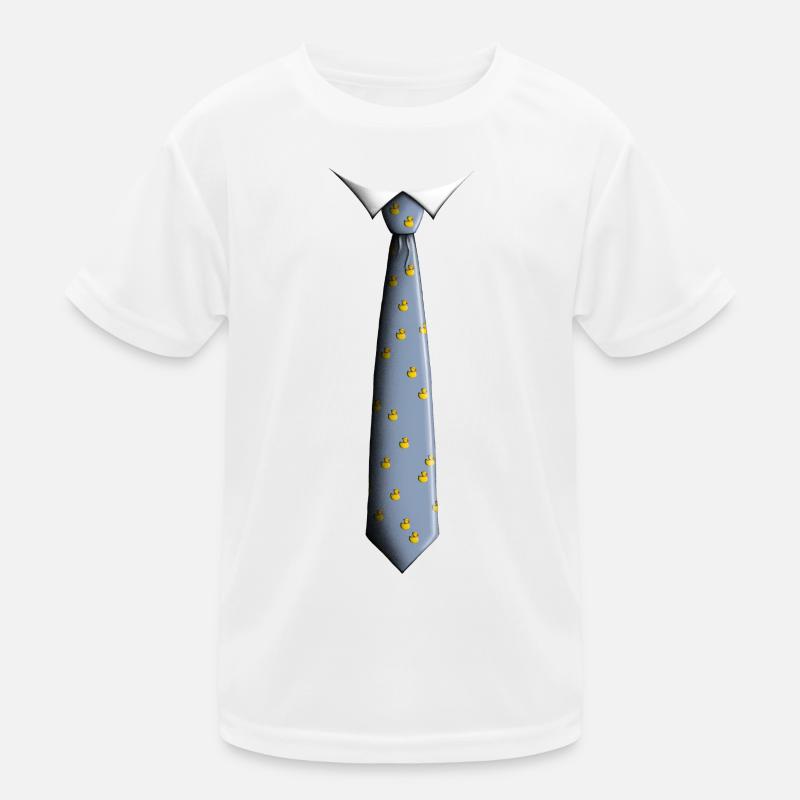 Tie with ducks Kids Functional T-Shirt