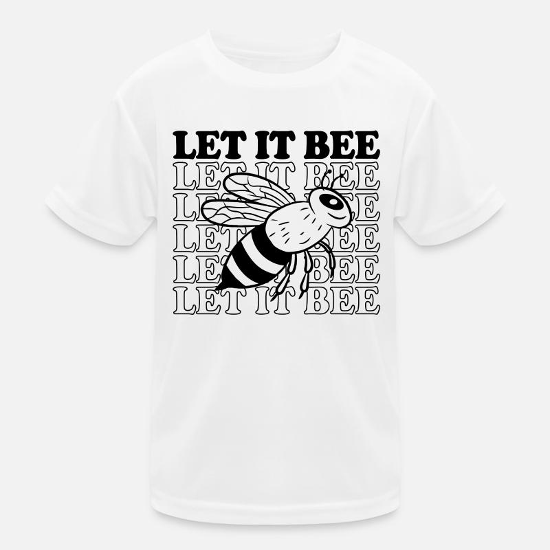 Let it Bee Kinder Funktions-T-Shirt