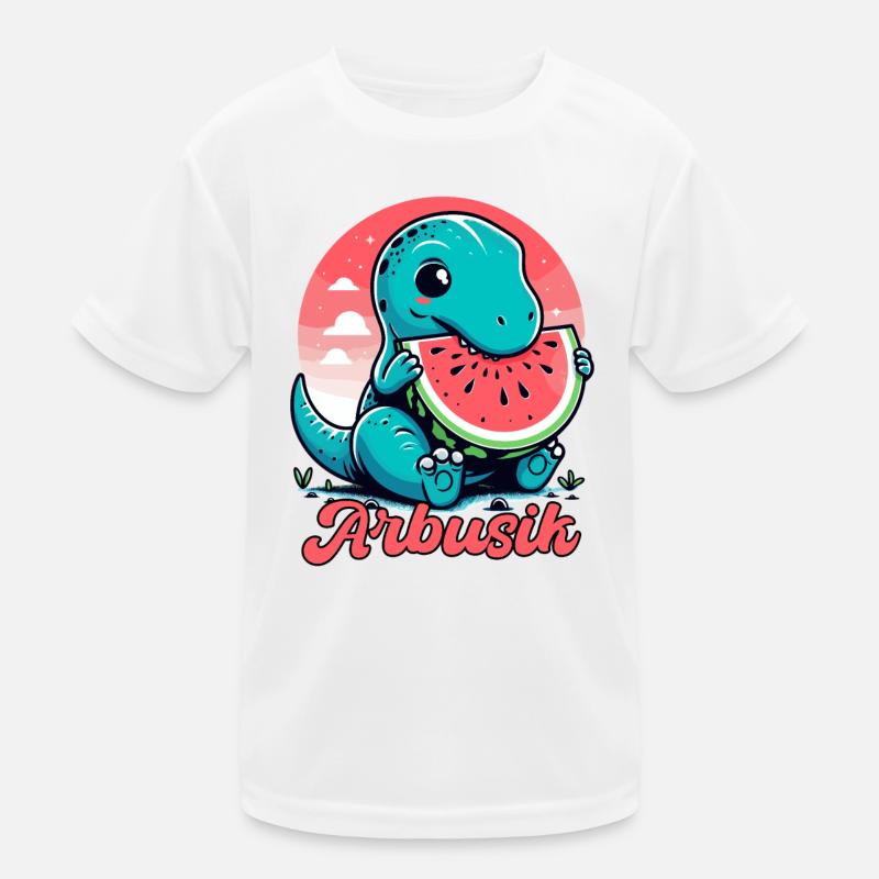 Mignon T-Rex Pastèque Arbusik Cadeau T-shirt sport Enfant