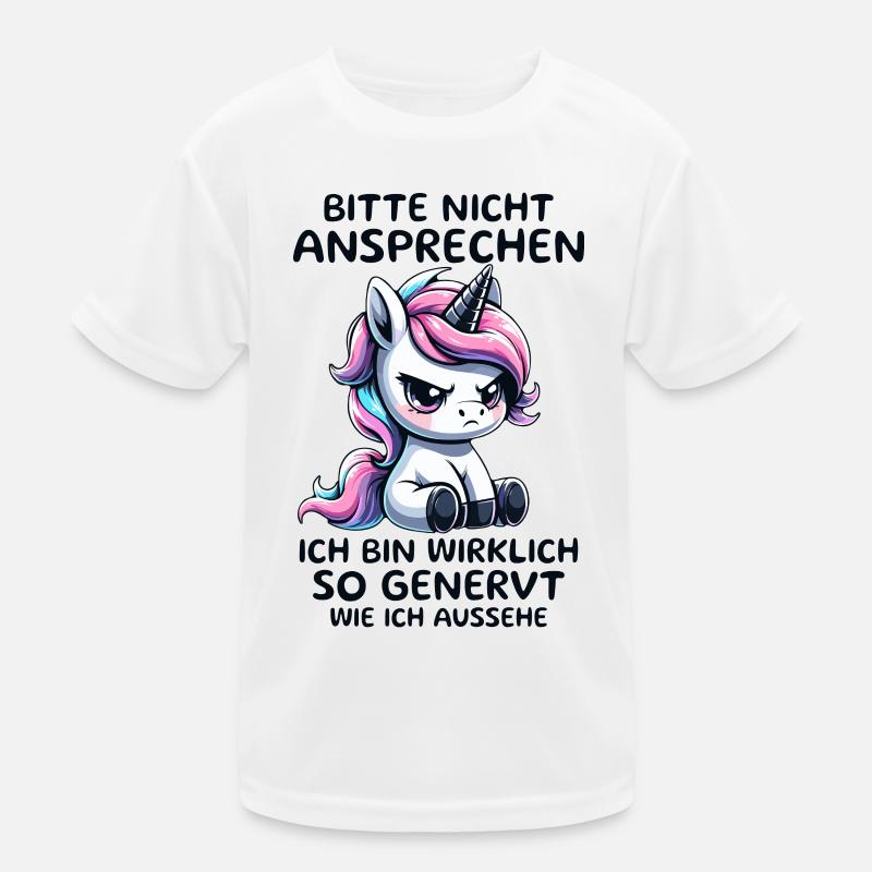 Bitte Nicht Ansprechen Ich Bin Wirklich So Genervt Kinder Funktions-T-Shirt