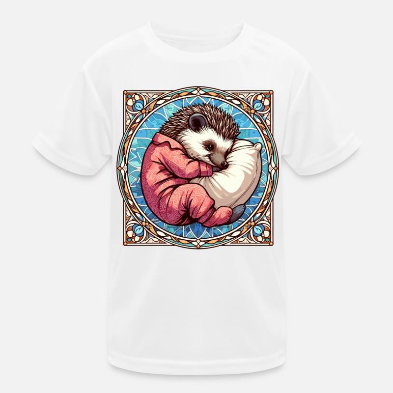 Hérisson Sleeping Passion Cadeau T-shirt sport Enfant
