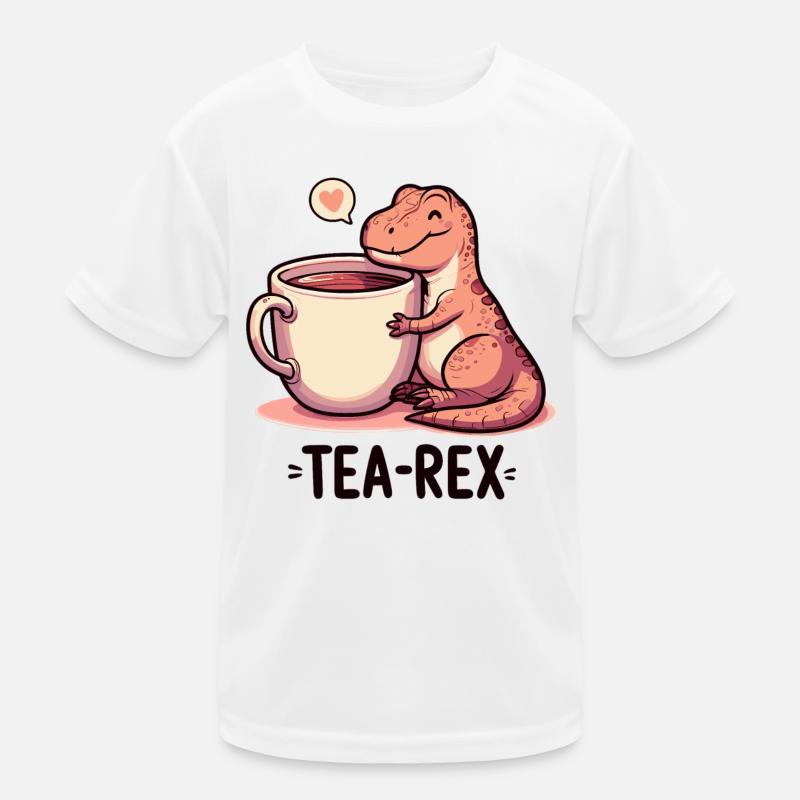Tee Rex Tee-Rex Teetrinker Geschenk Kinder Funktions-T-Shirt